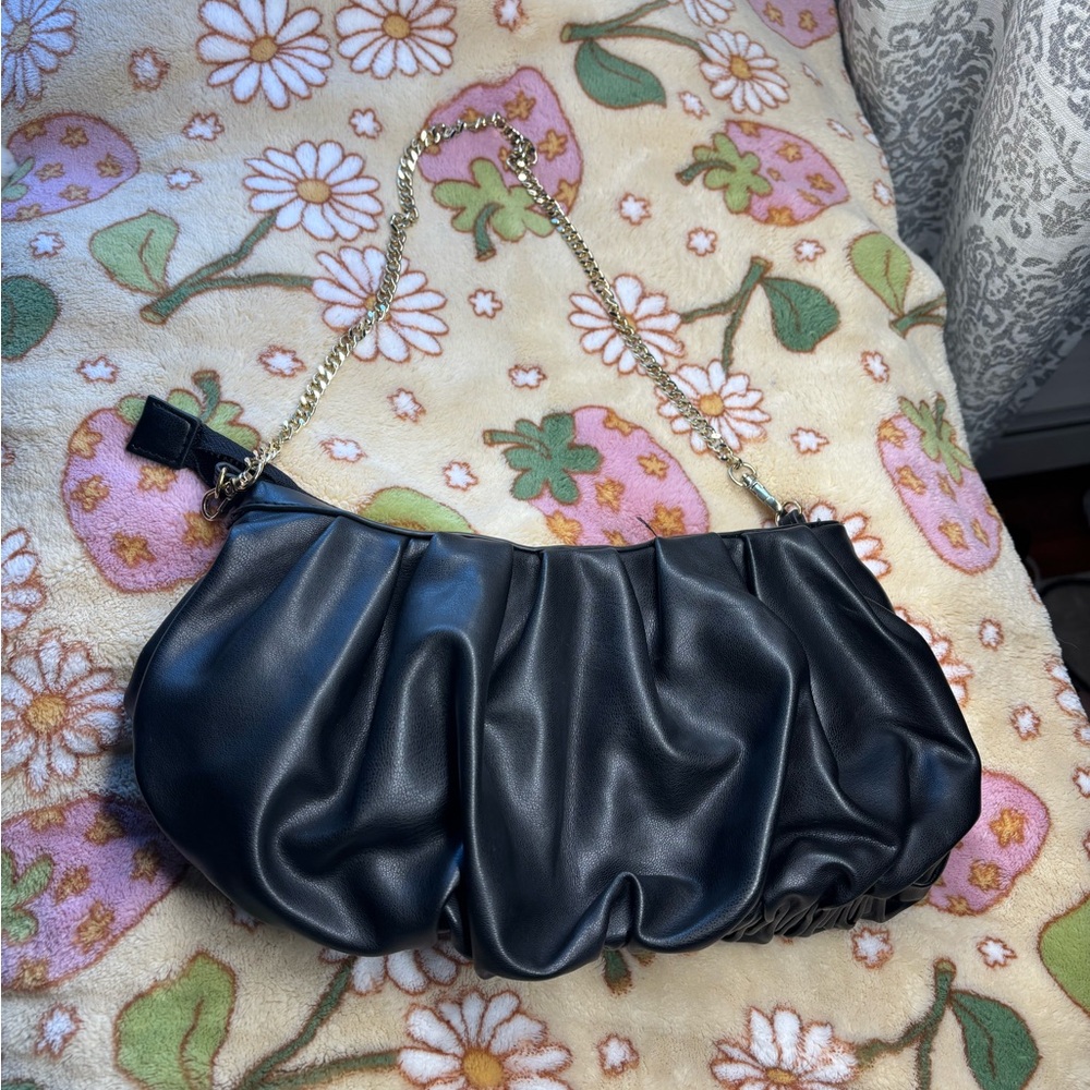 Elegant Black Women's Bag Faux Leather